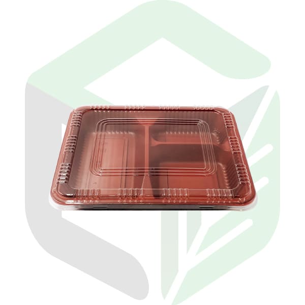 Microwavable PP Rectangular Bento Boxes _ 3Compartments