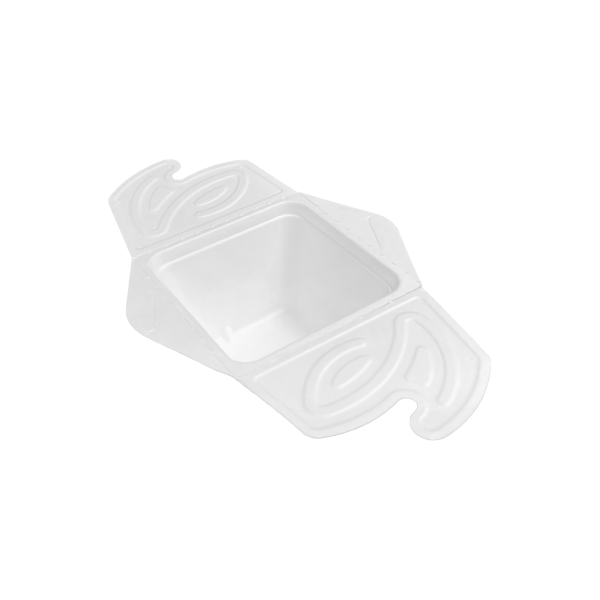 Compostable Square Clamshell Boxes 10 Inches