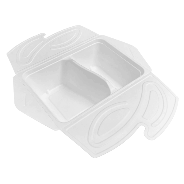 Compostable Square Clamshell Boxes 10 Inches