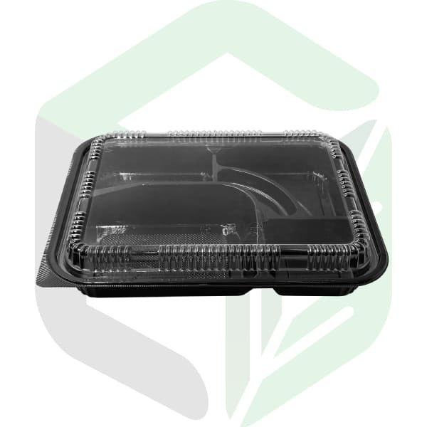 Non-Microwavable PS Rectangular Bento Boxes _ 5 Compartments