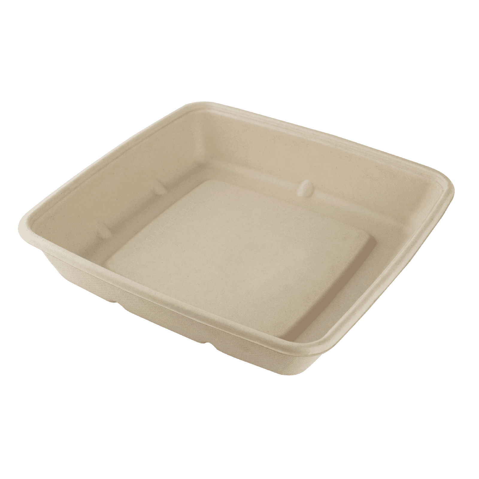 Enpak compostable food packaging square 1400ml 1 compartment CS-1400
