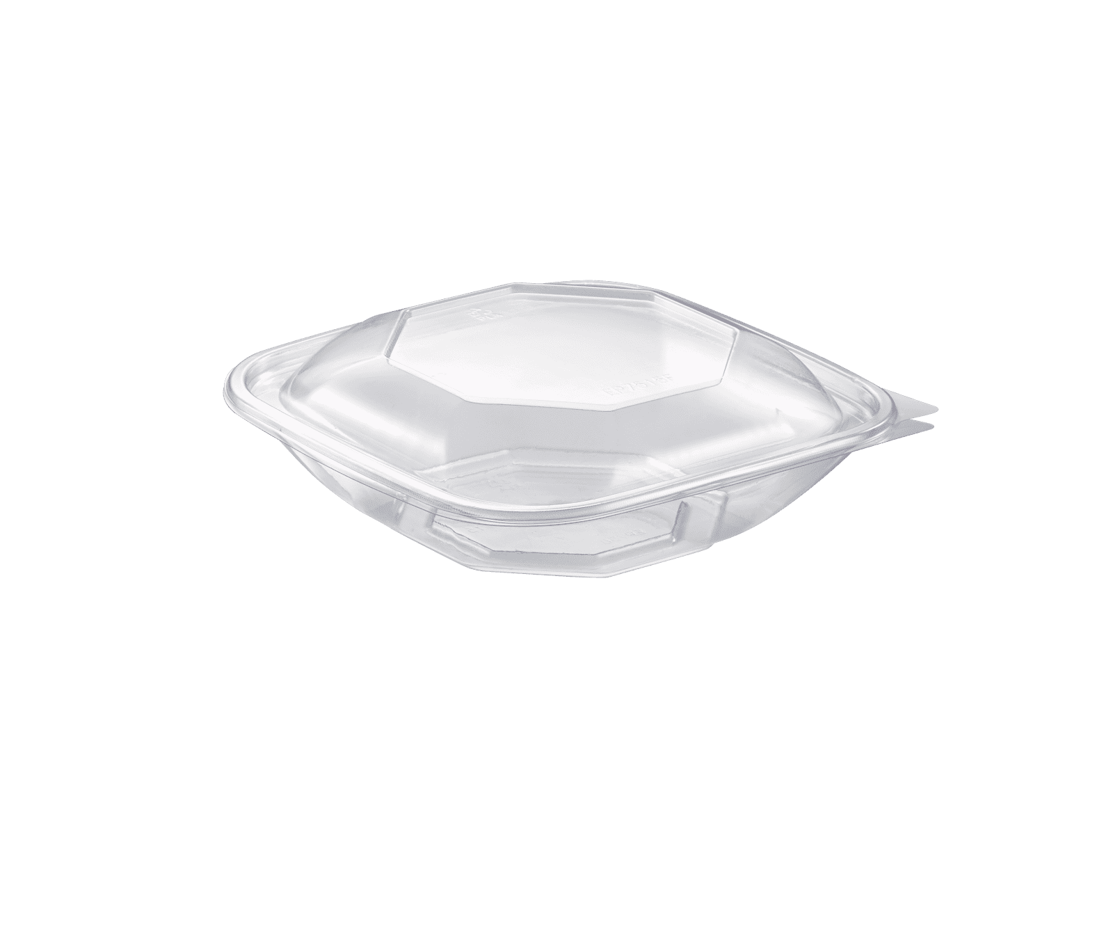 Enpak clear plastic 750 ml fresh square bowls with lids ES-750