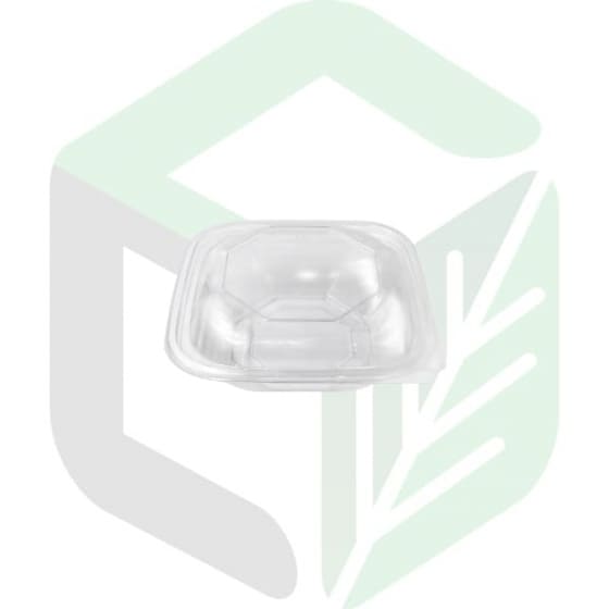 Enpak clear plastic 1000 ml fresh square bowls with lids ES-1000