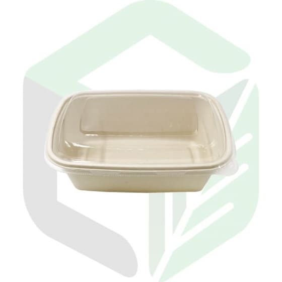 Enpak compostable boxes Rectangular 1400ml 1 compartment CR-1400