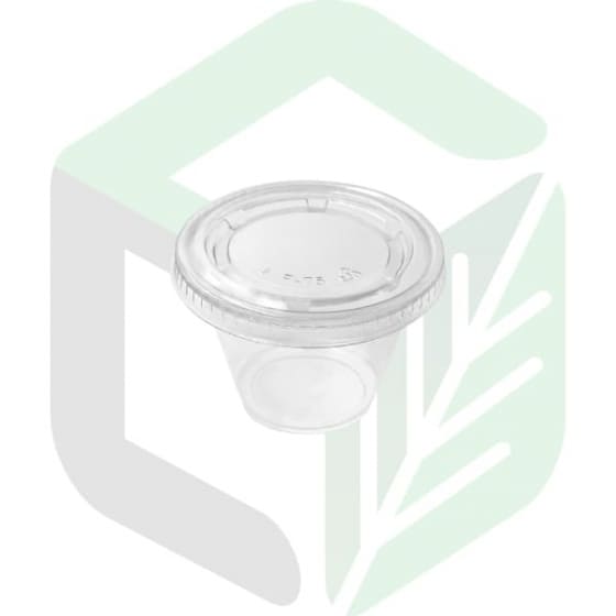 Enpak microwave clear takeaway 5.5 oz to go sauce containers PC-5.5