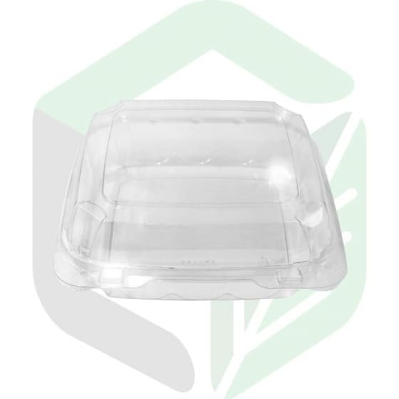 Enpak clear plastic hinged lid bakery packaging snack boxes PT-8080