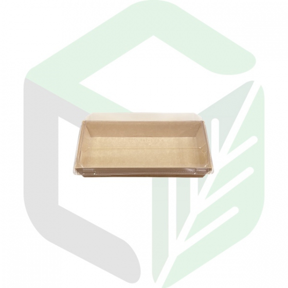Kraft Paper Rectangular Light Meal Boxes 01