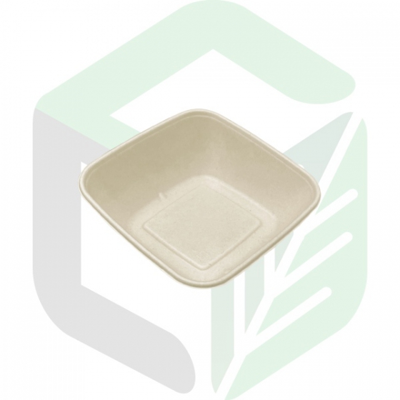 Compostable Square Boxes with slope 1000ml_32oz