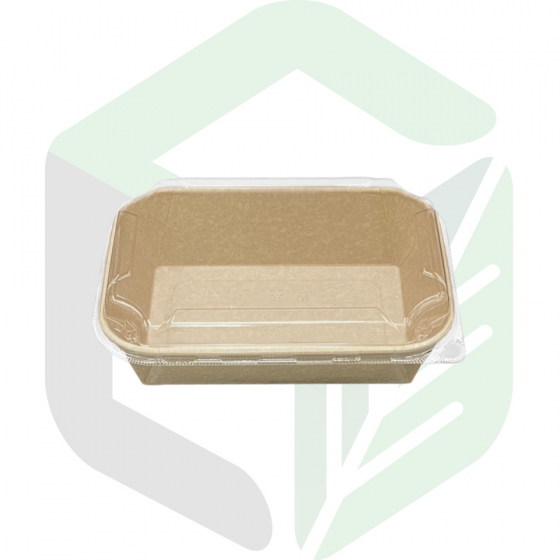 Kraft Paper Rectangular Boxes 1200ml_40oz